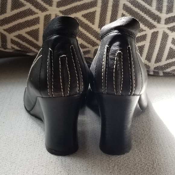 Brazilian leather wedges - Picture 4 of 7